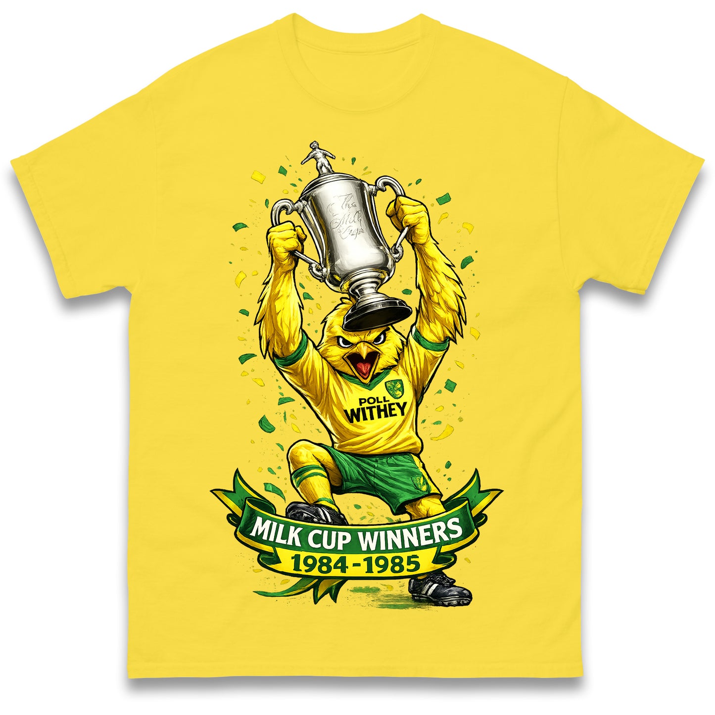 Norwich City Milk Cup Winners Shirt