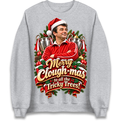 Merry Clough-mas to All The Tricky Trees Christmas Jumper
