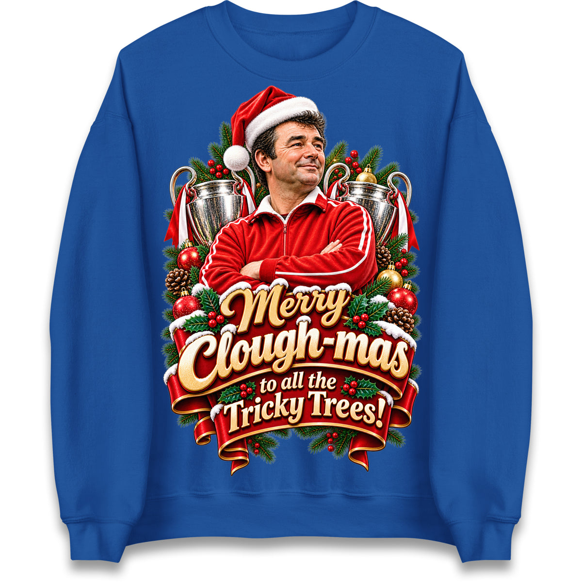 Merry Clough-mas to All The Tricky Trees Christmas Jumper