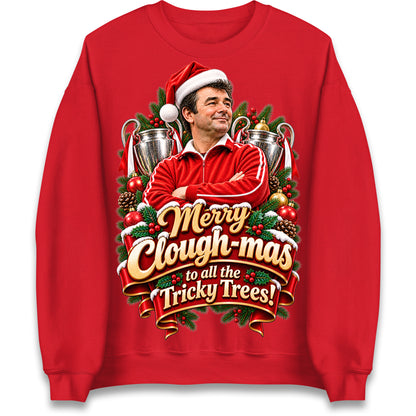 Merry Clough-mas to All The Tricky Trees Christmas Jumper