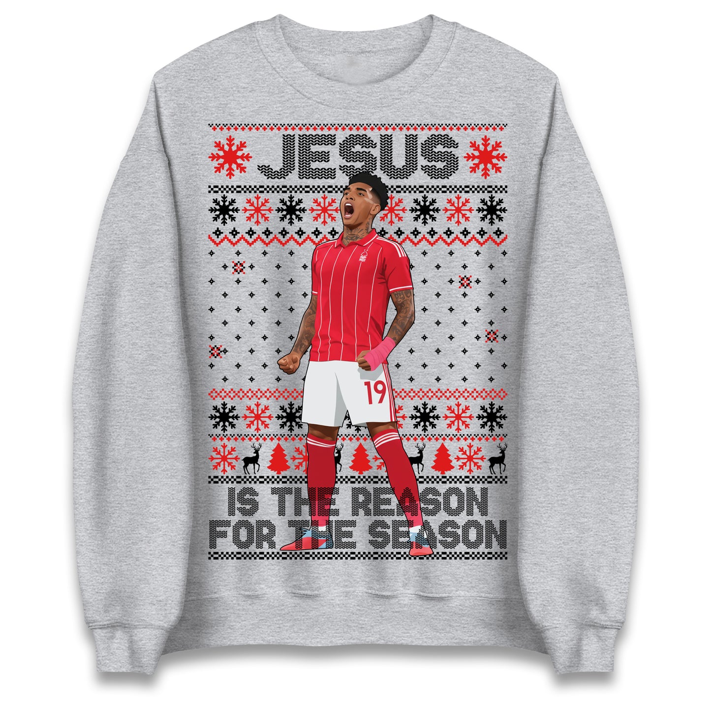 Nottm Forest FC Christmas Jumper