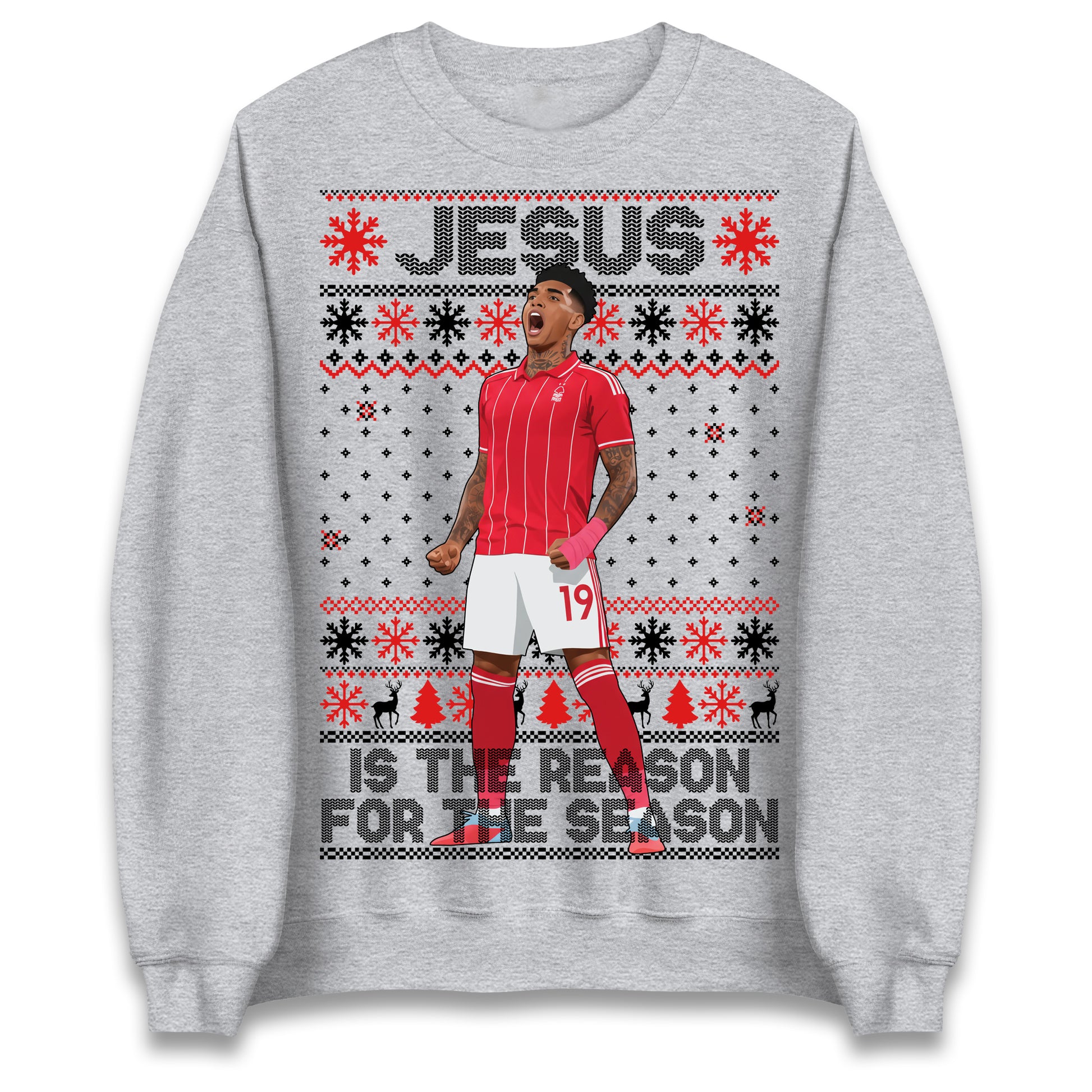 Nottm Forest FC Christmas Jumper