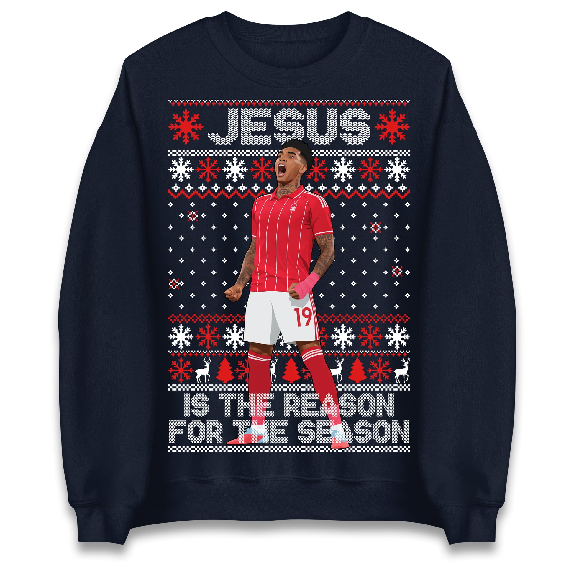 Nottm Forest FC Christmas Jumper