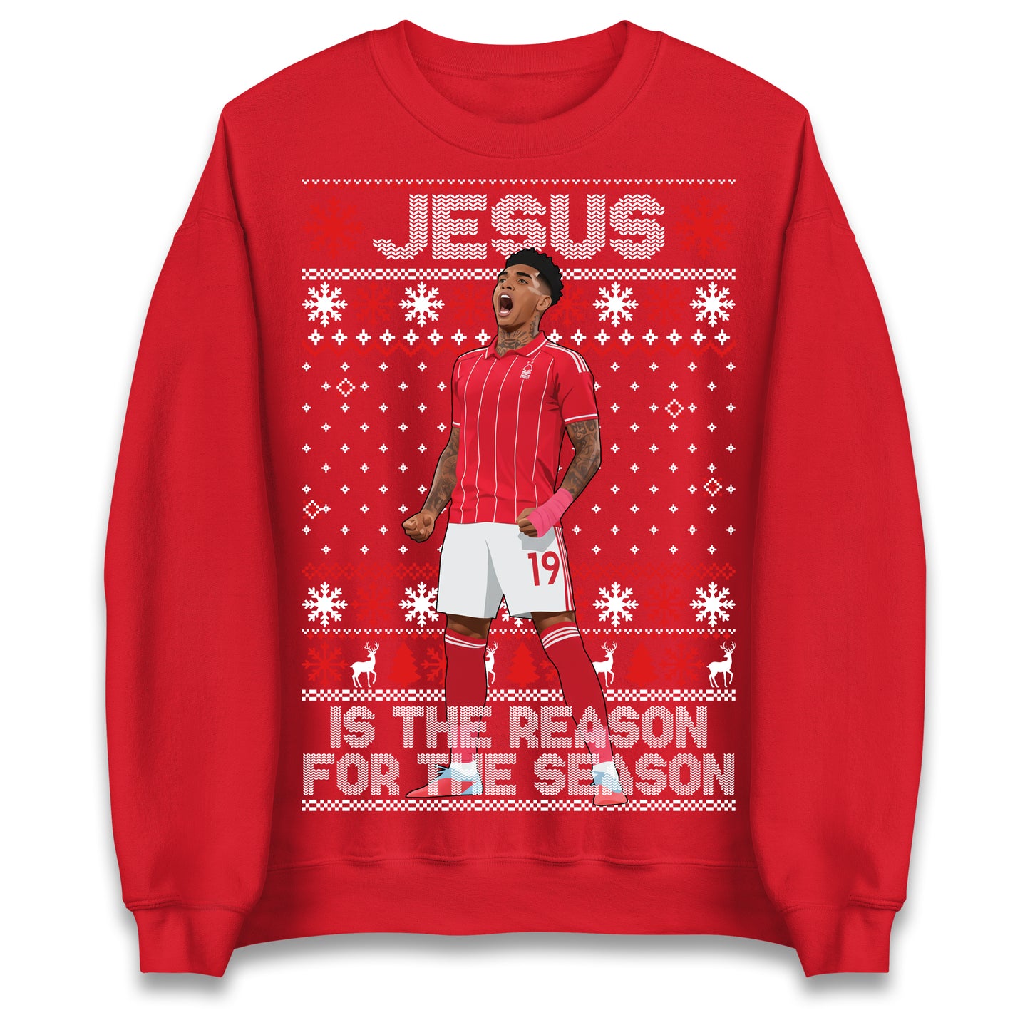 Nottm Forest FC Christmas Jumper