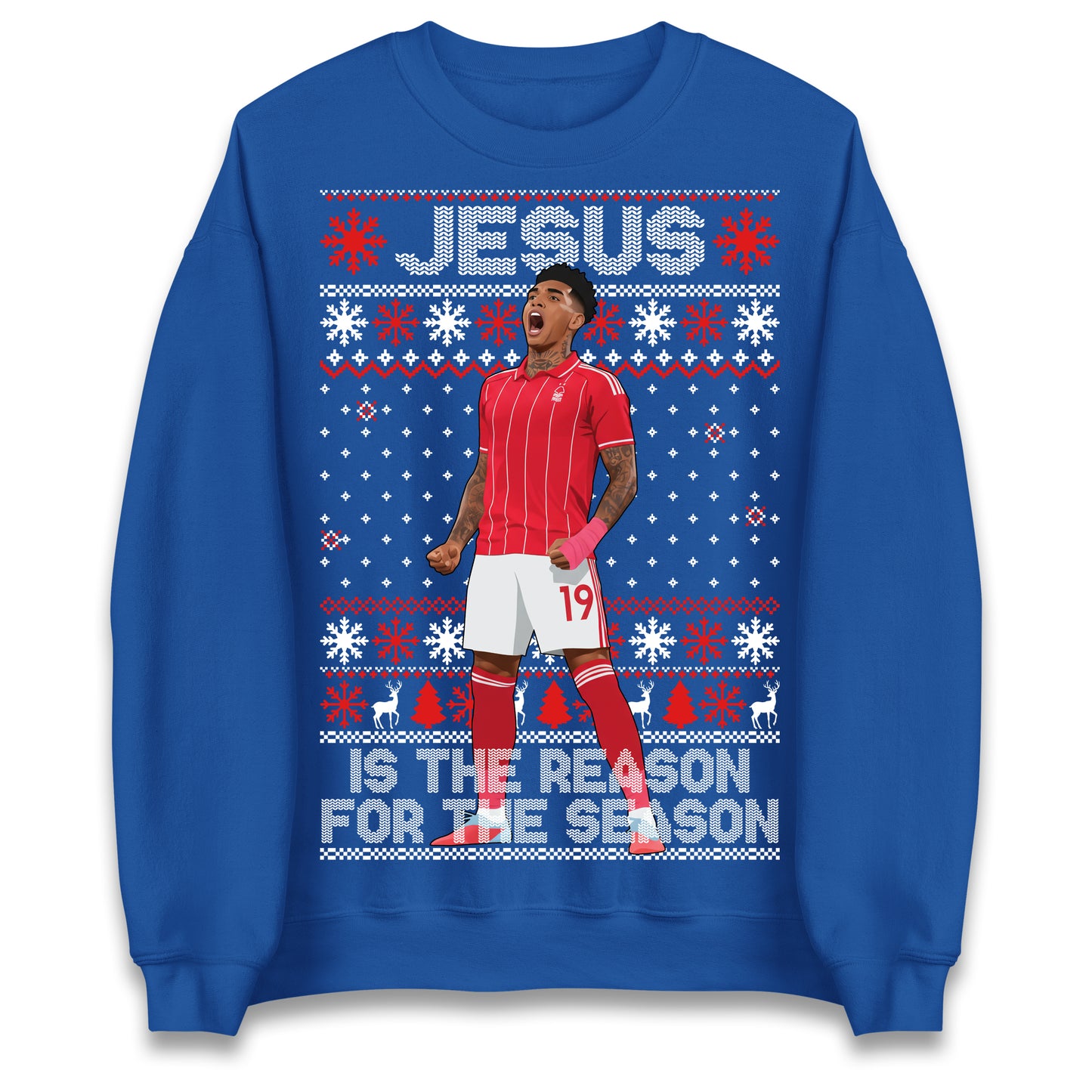 Nottm Forest FC Christmas Jumper