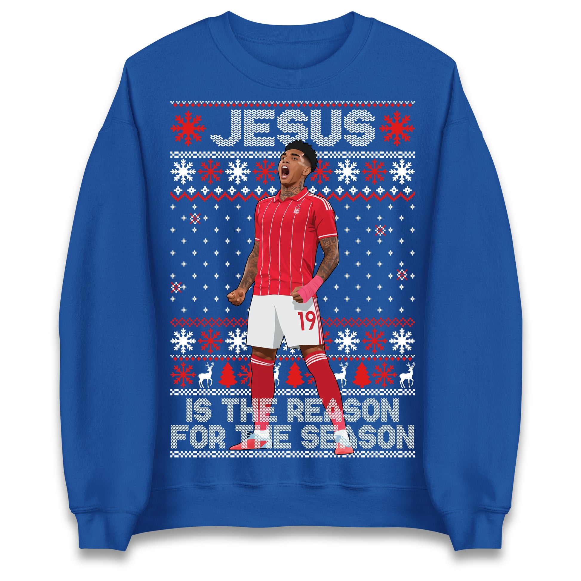 Nottm Forest FC Christmas Jumper