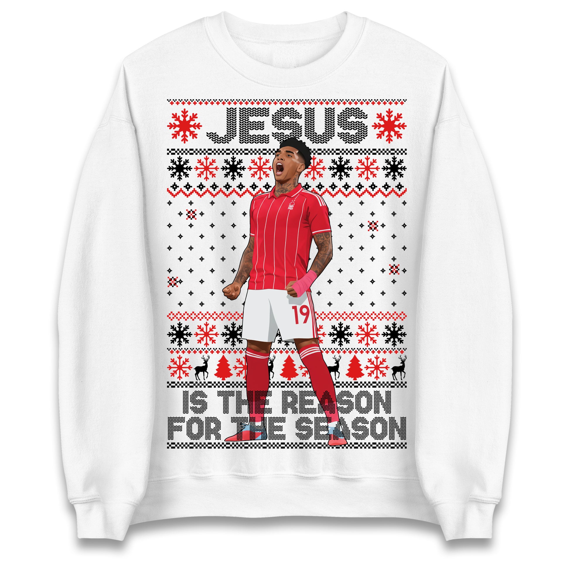 Nottm Forest FC Christmas Jumper