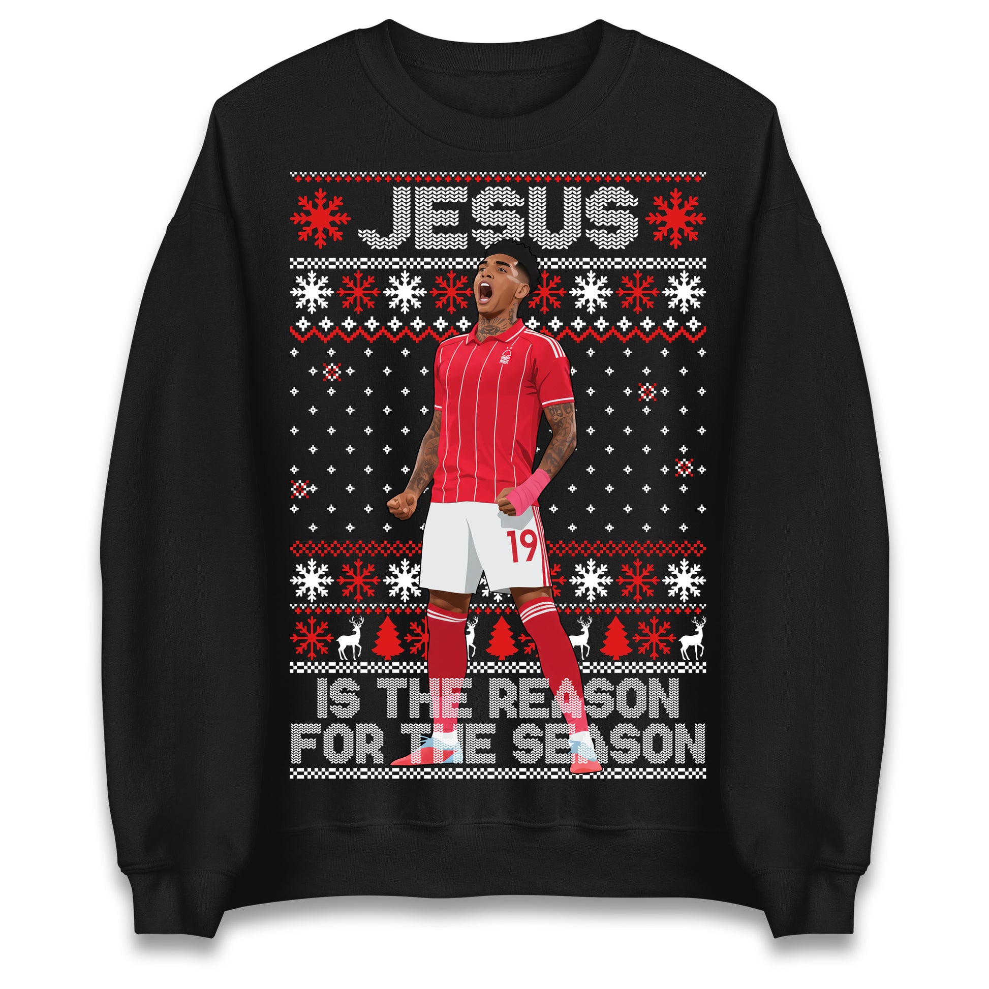 Nottm Forest FC Christmas Jumper