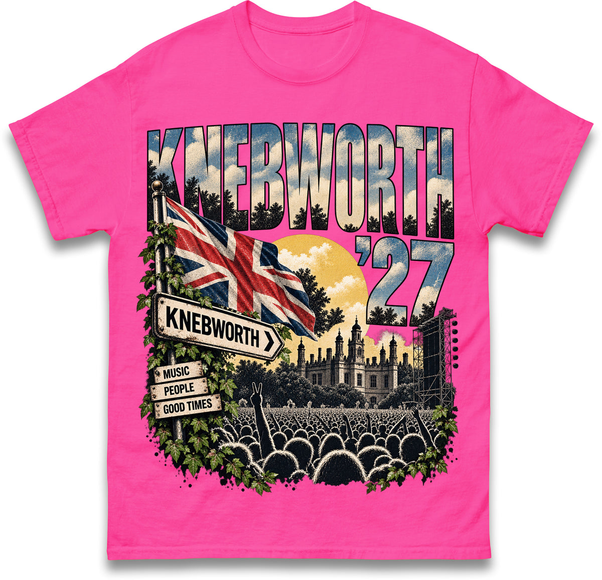 Oasis Knebworth Live '27 T Shirt