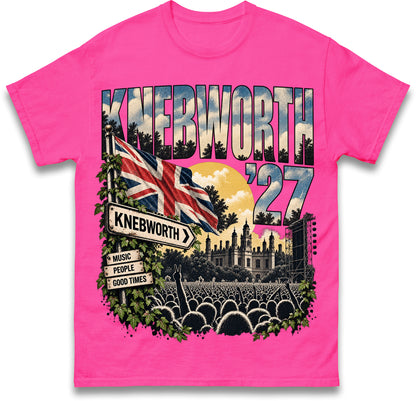 Oasis Knebworth Live '27 T Shirt