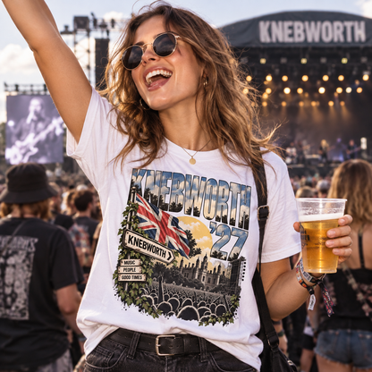 Oasis Knebworth Live '27 T Shirt