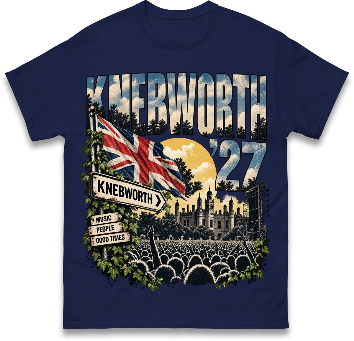 Oasis Knebworth Live '27 T Shirt