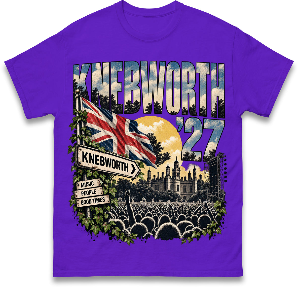 Oasis Knebworth Live '27 T Shirt