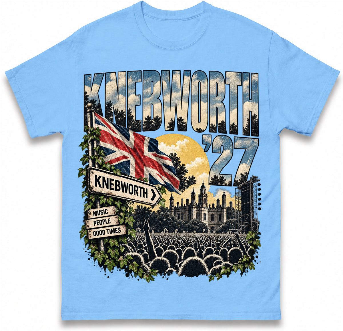 Oasis Knebworth Live '27 T Shirt