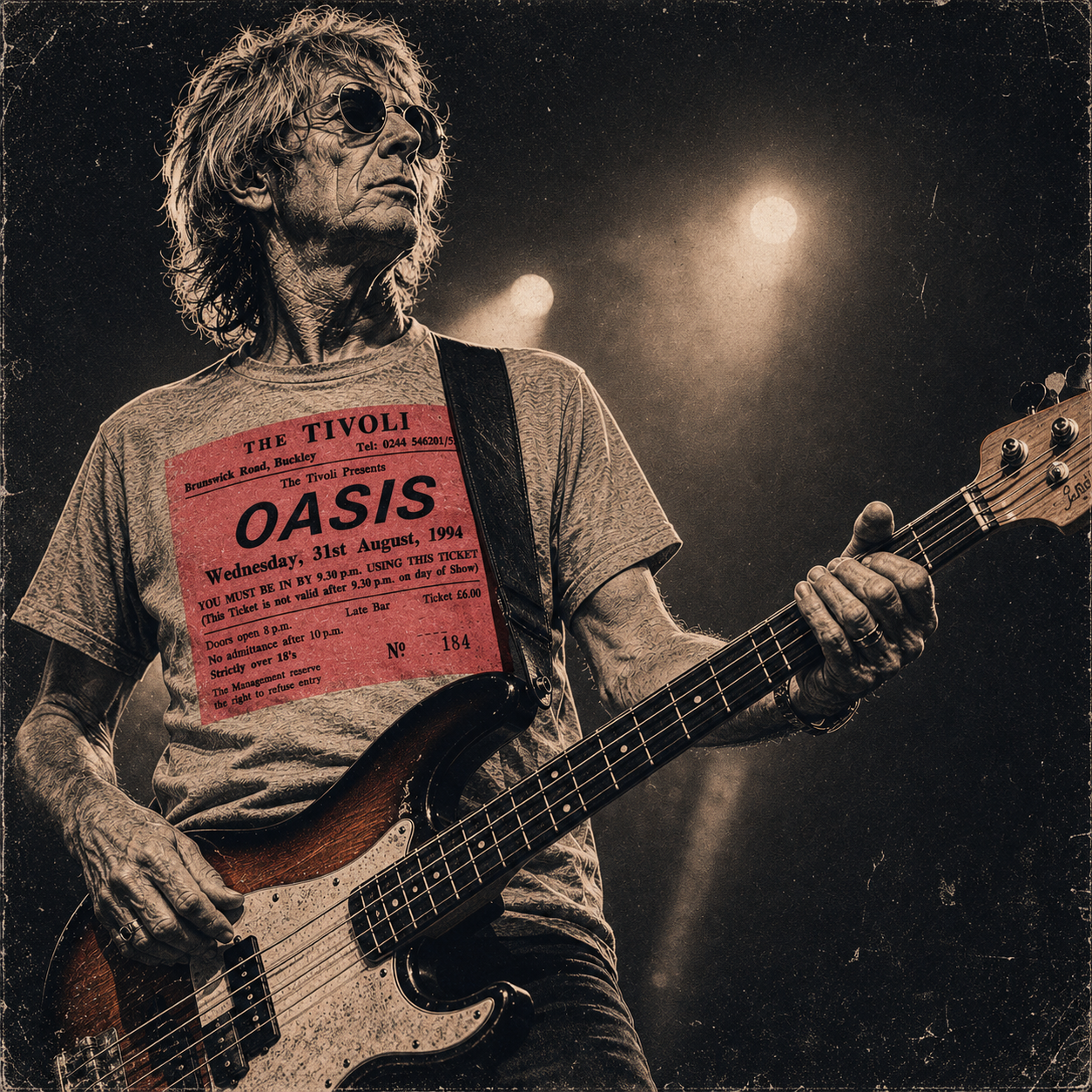 Oasis Tivoli Ticket T Shirt