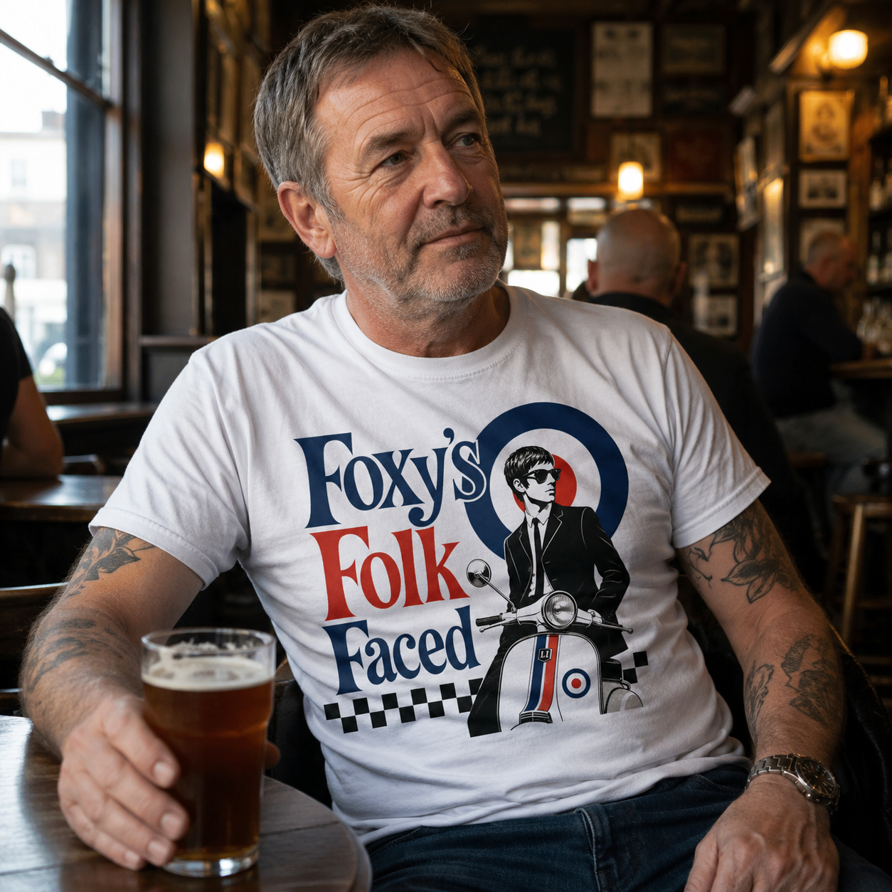 Ocean Colour Scene Foxys Folk Faced T Shirt