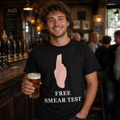 Offensive Meme Shirt Free Smear Test Rude Stag Do Tee