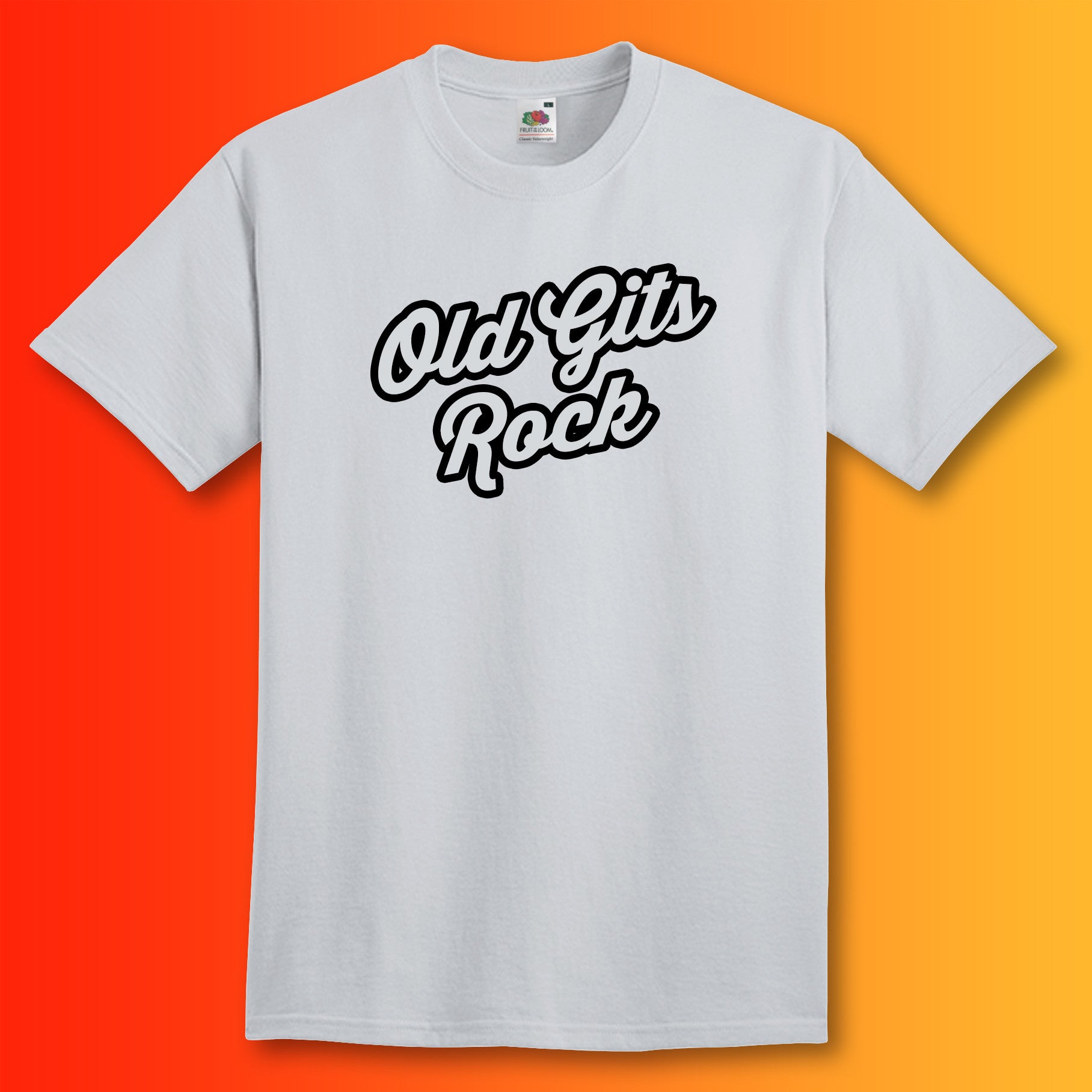 Old Gits Rock Unisex T-Shirt Heather Grey