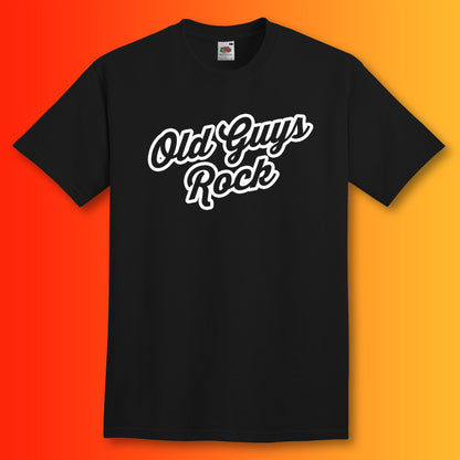 Old Guys Rock T-Shirt Black