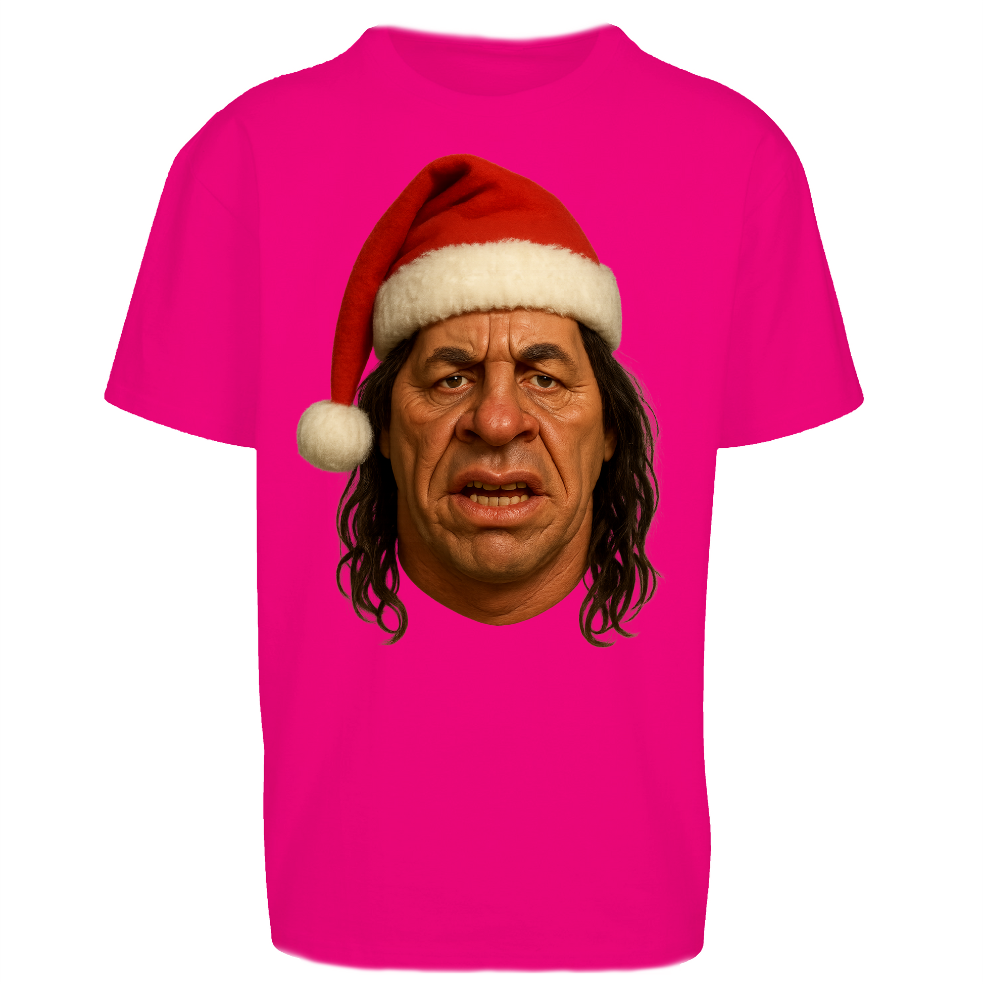 Bret Hart Christmas Oversized T Shirt