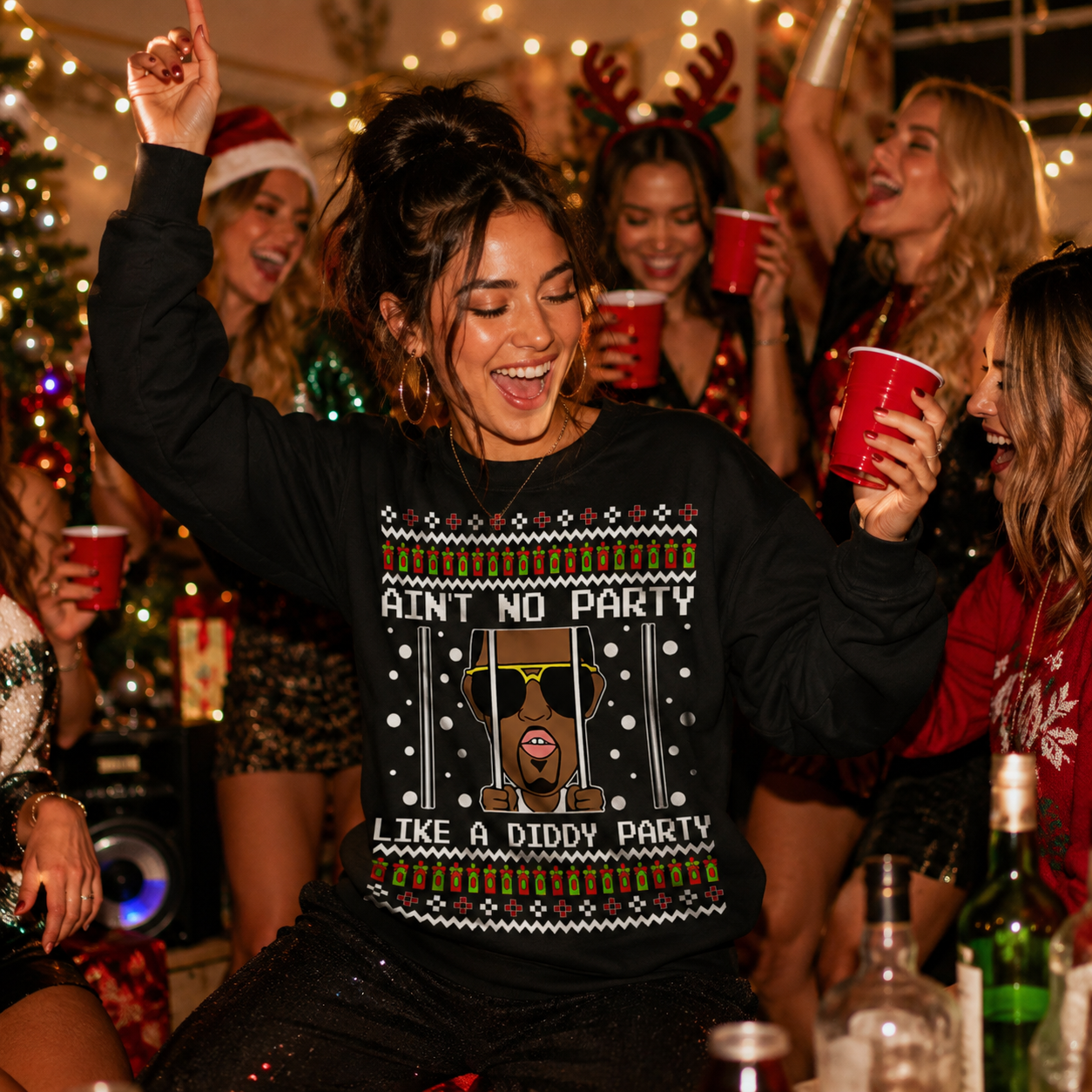 P Diddy Christmas Jumper
