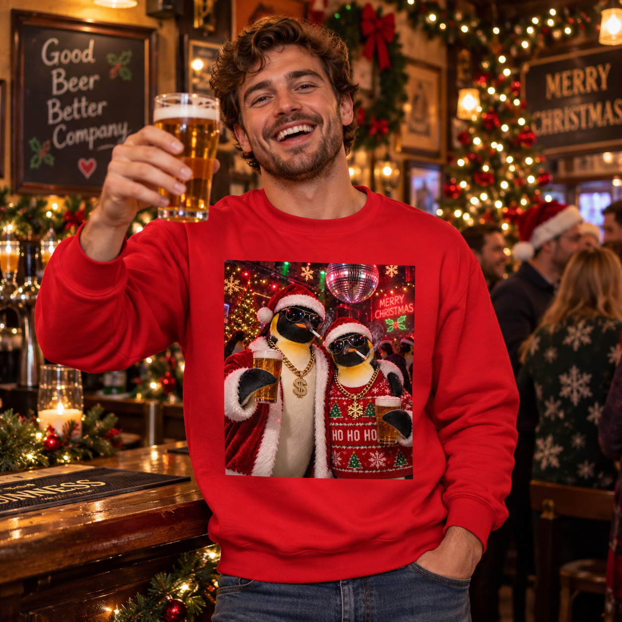Penguin Christmas Jumper
