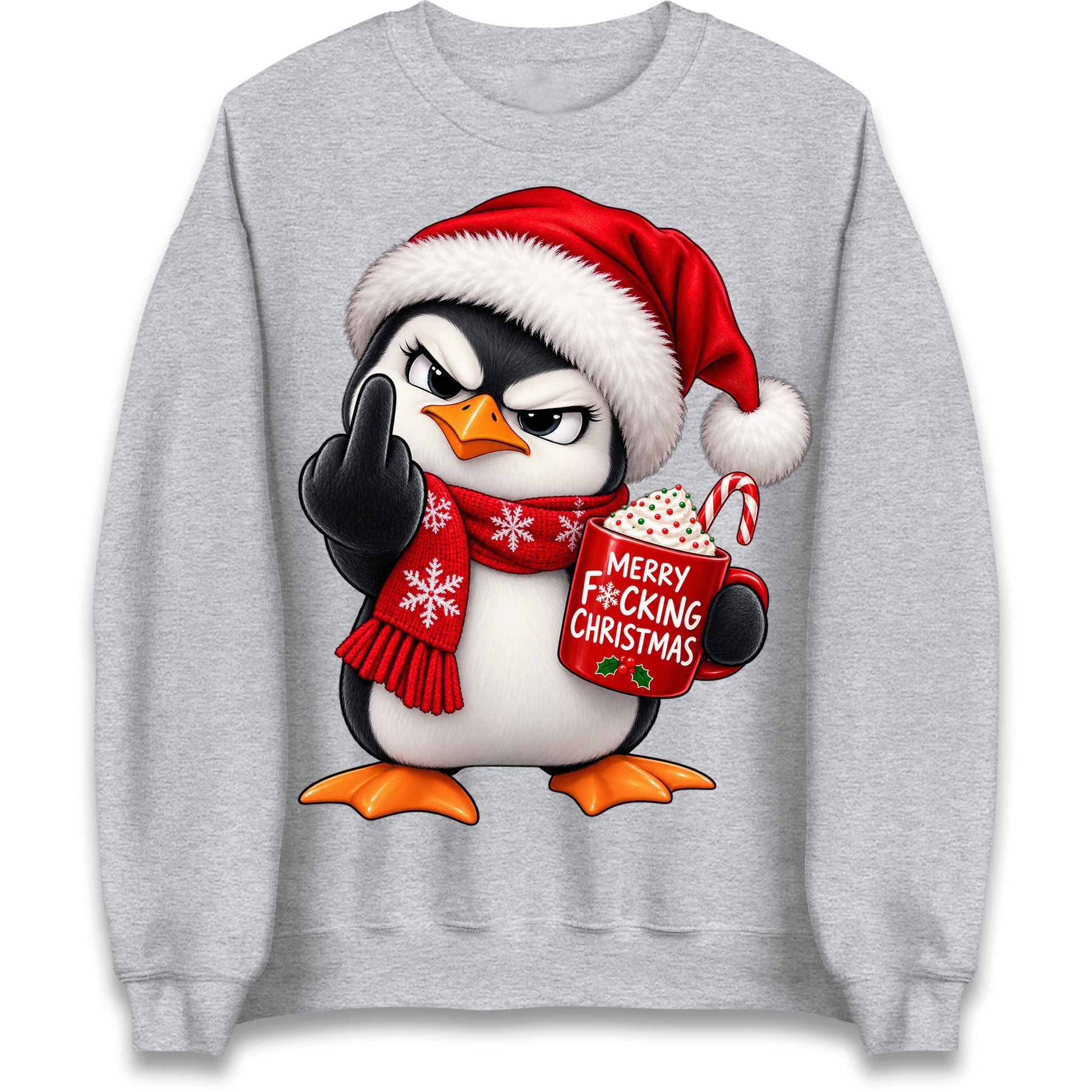 Penguin Christmas Sweater Mens