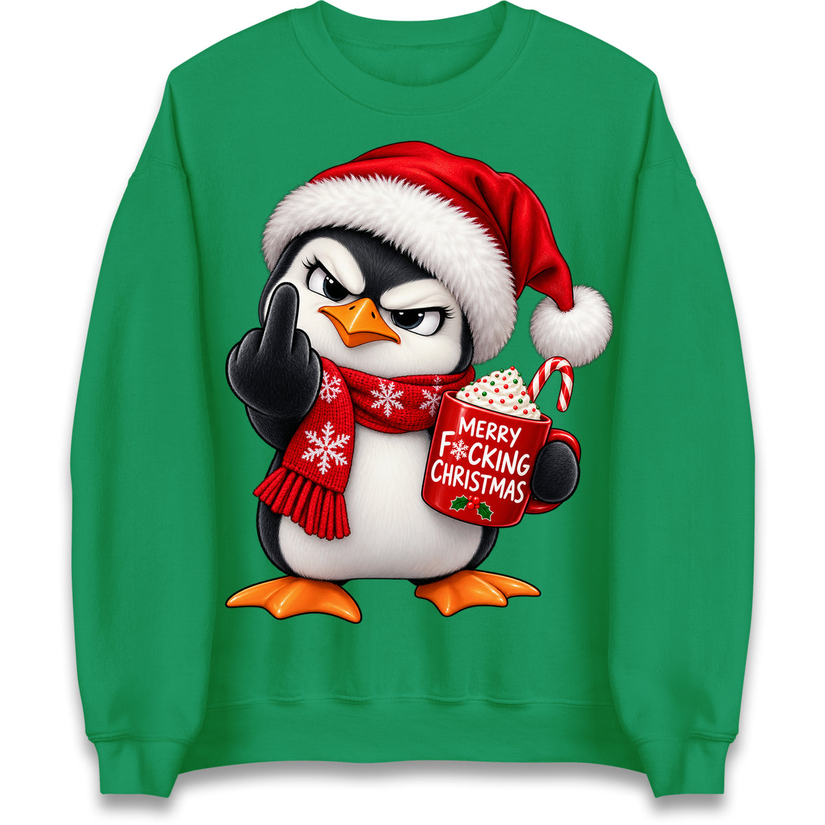 Penguin Christmas Sweater Mens