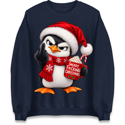 Penguin Christmas Sweater Mens