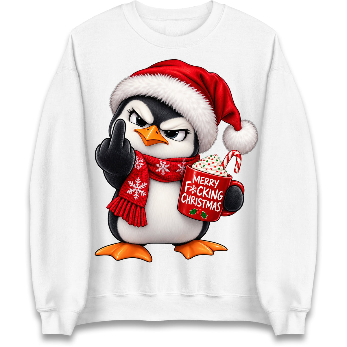 Penguin Christmas Sweater Mens