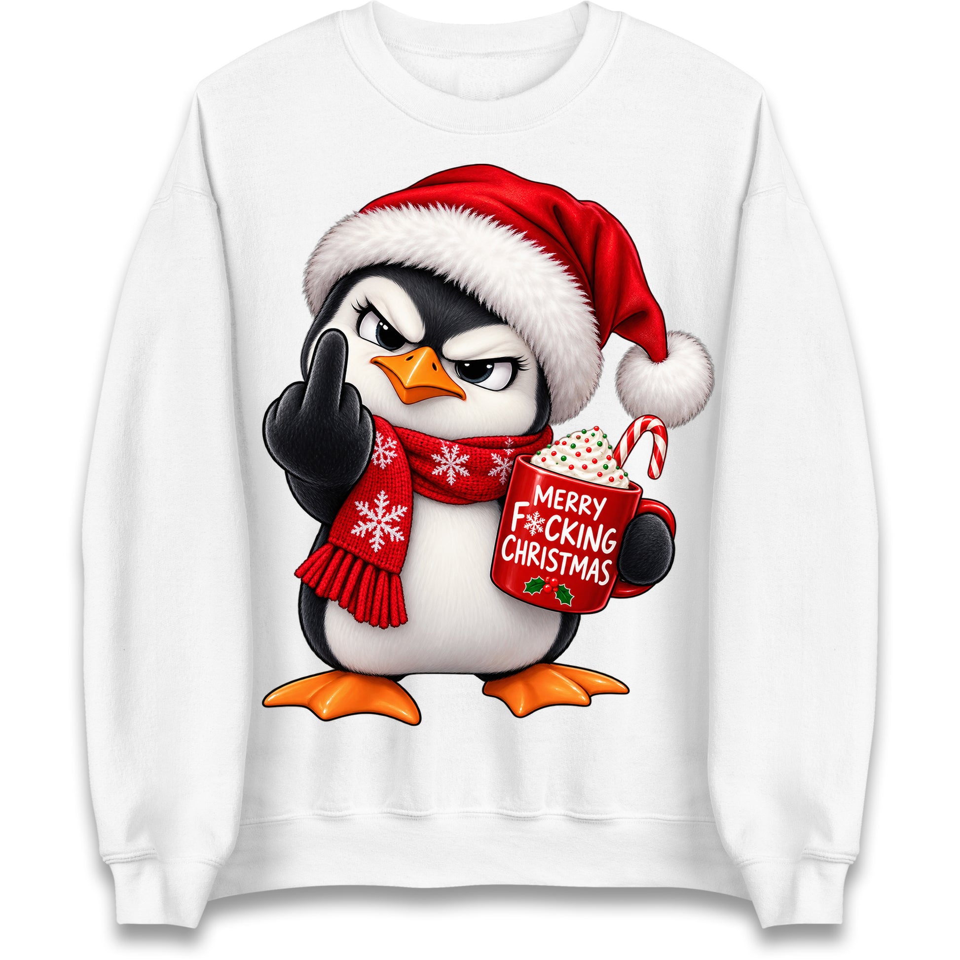 Penguin Christmas Sweater Mens