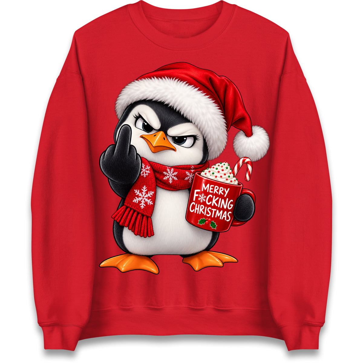 Penguin Christmas Sweater Mens