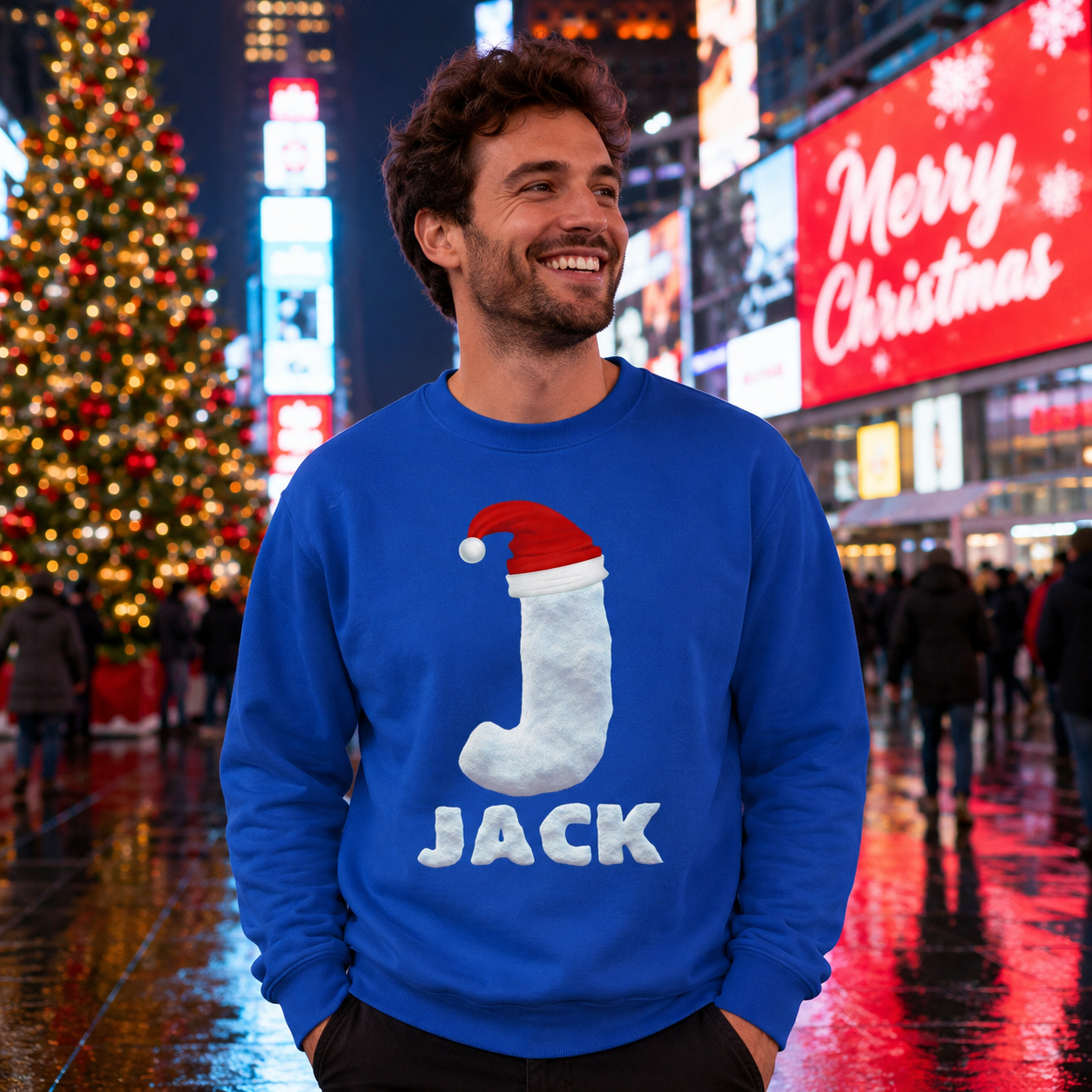 Personalised Christmas Jumper with Name UK