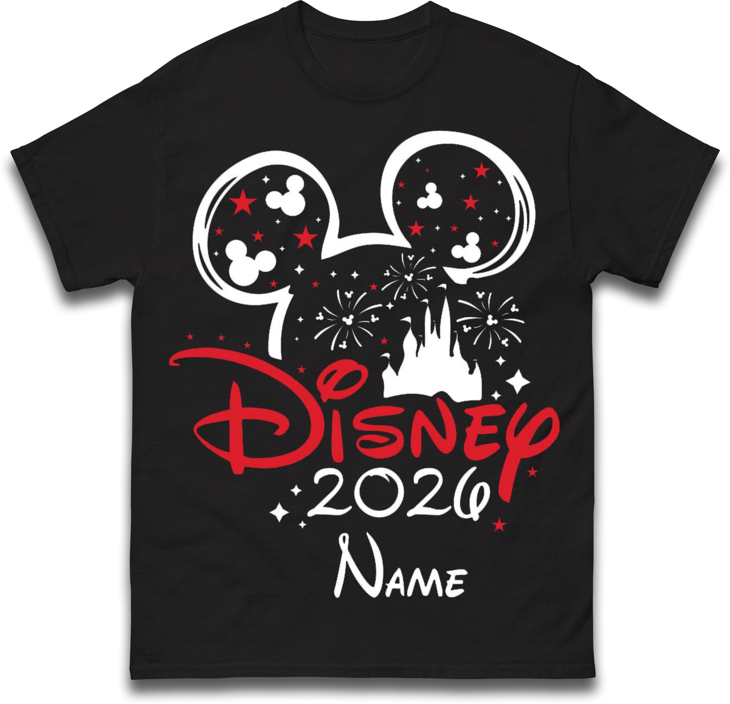 Personalised Disney 2026 T Shirt with any Name