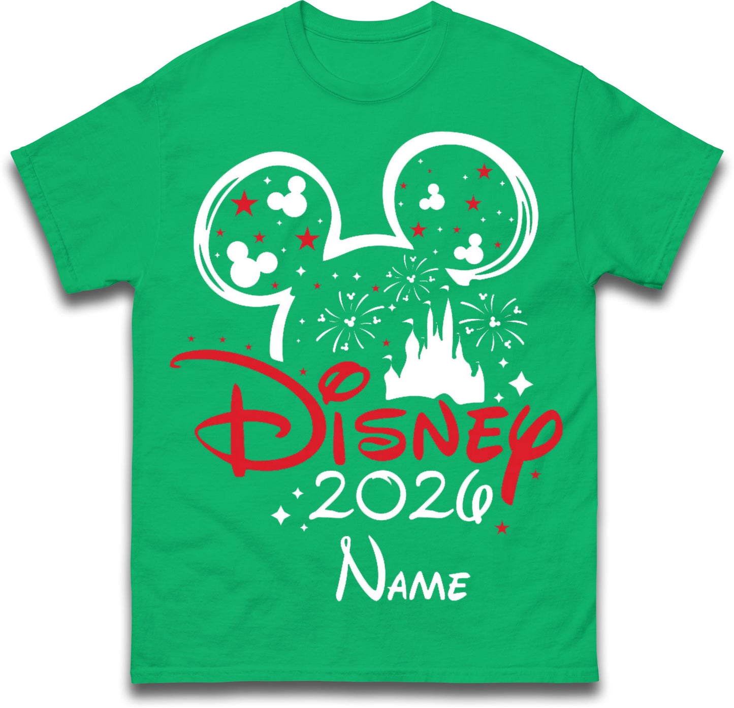 Personalised Disney 2026 T Shirt with any Name
