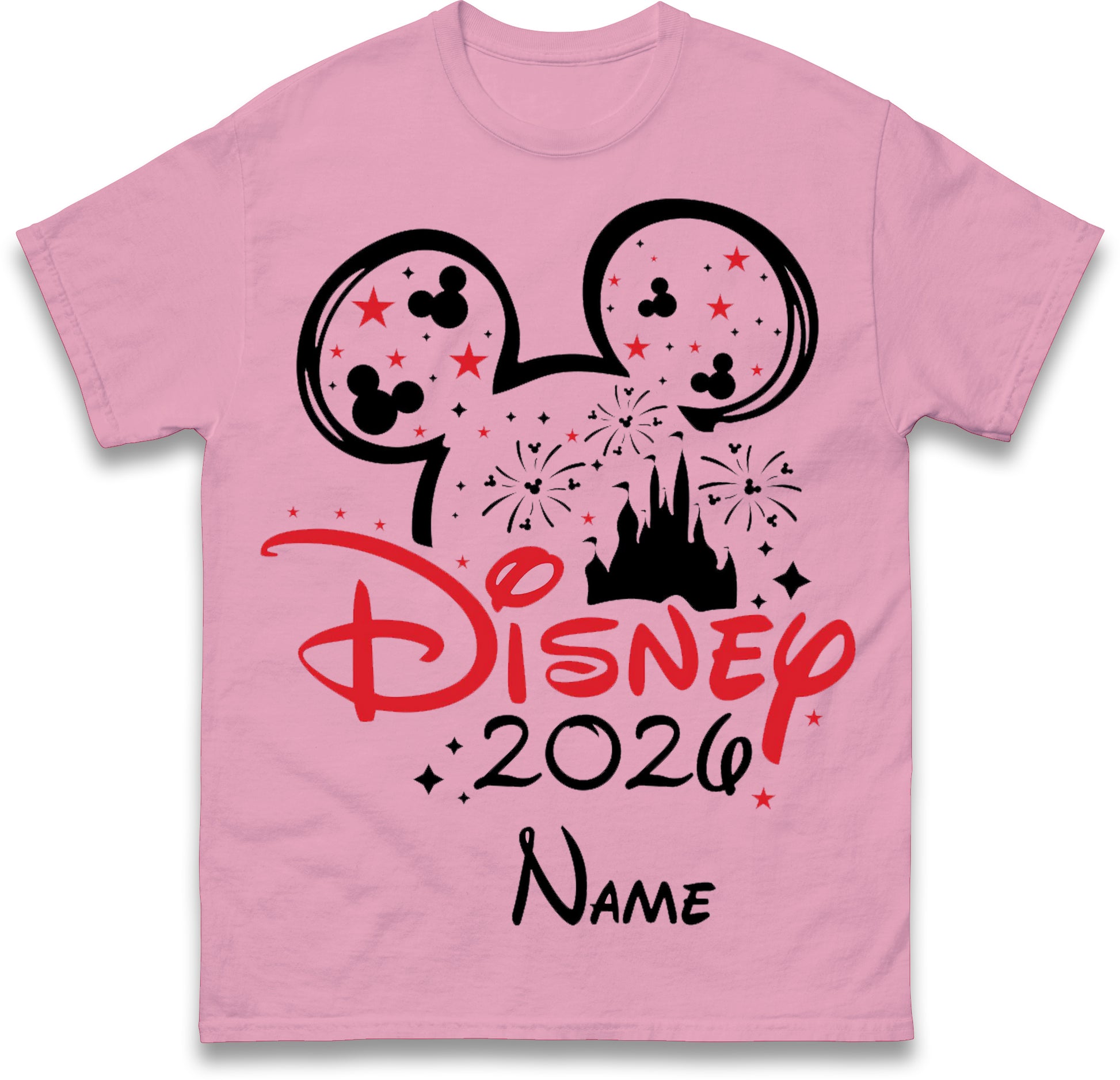 Personalised Disney 2026 T Shirt with any Name