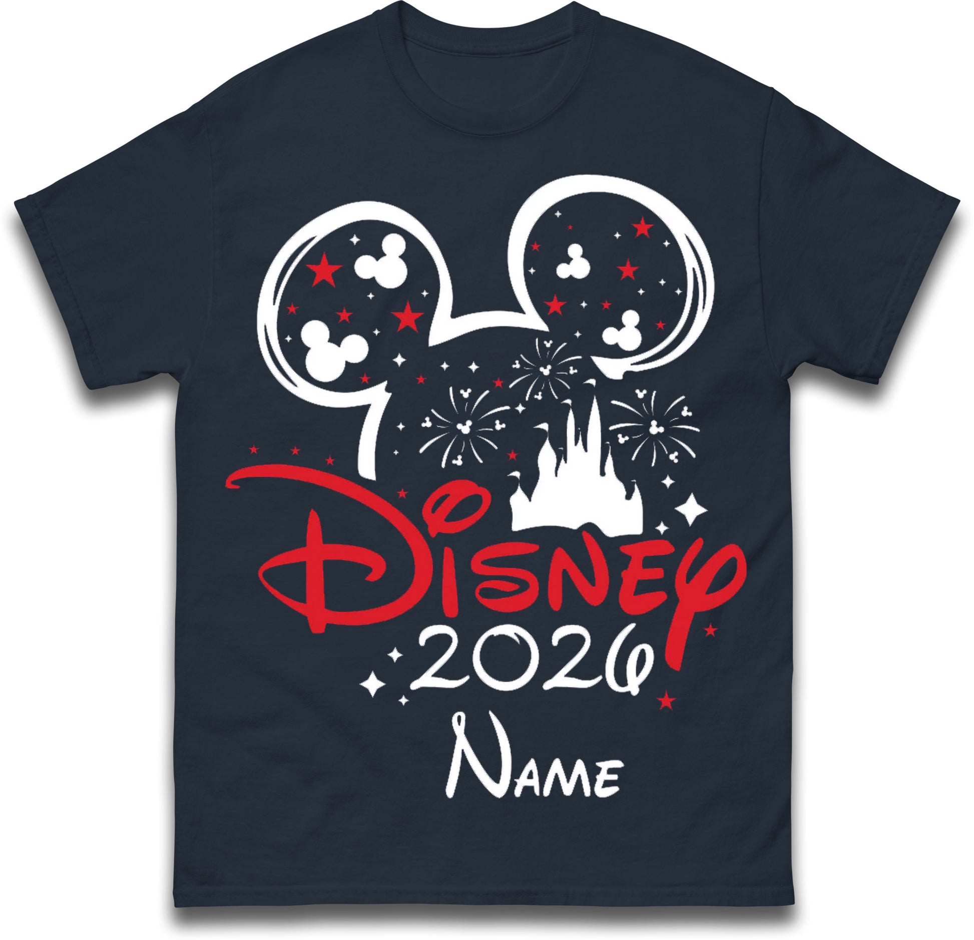 Personalised Disney 2026 T Shirt with any Name