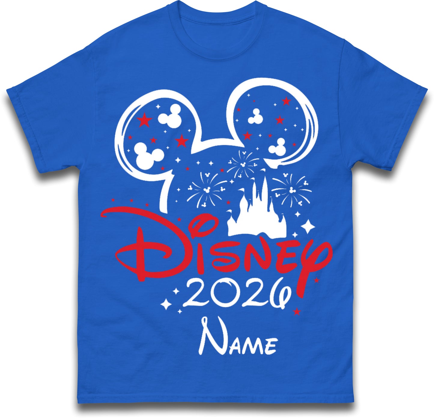 Personalised Disney 2026 T Shirt with any Name