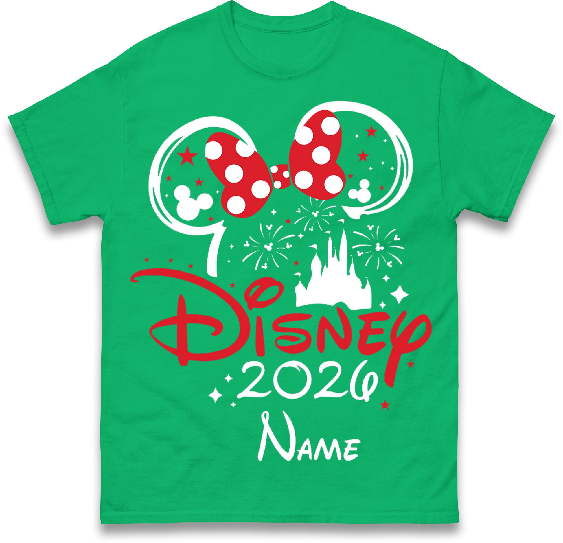 Personalised Disney 2026 T Shirt with any Name