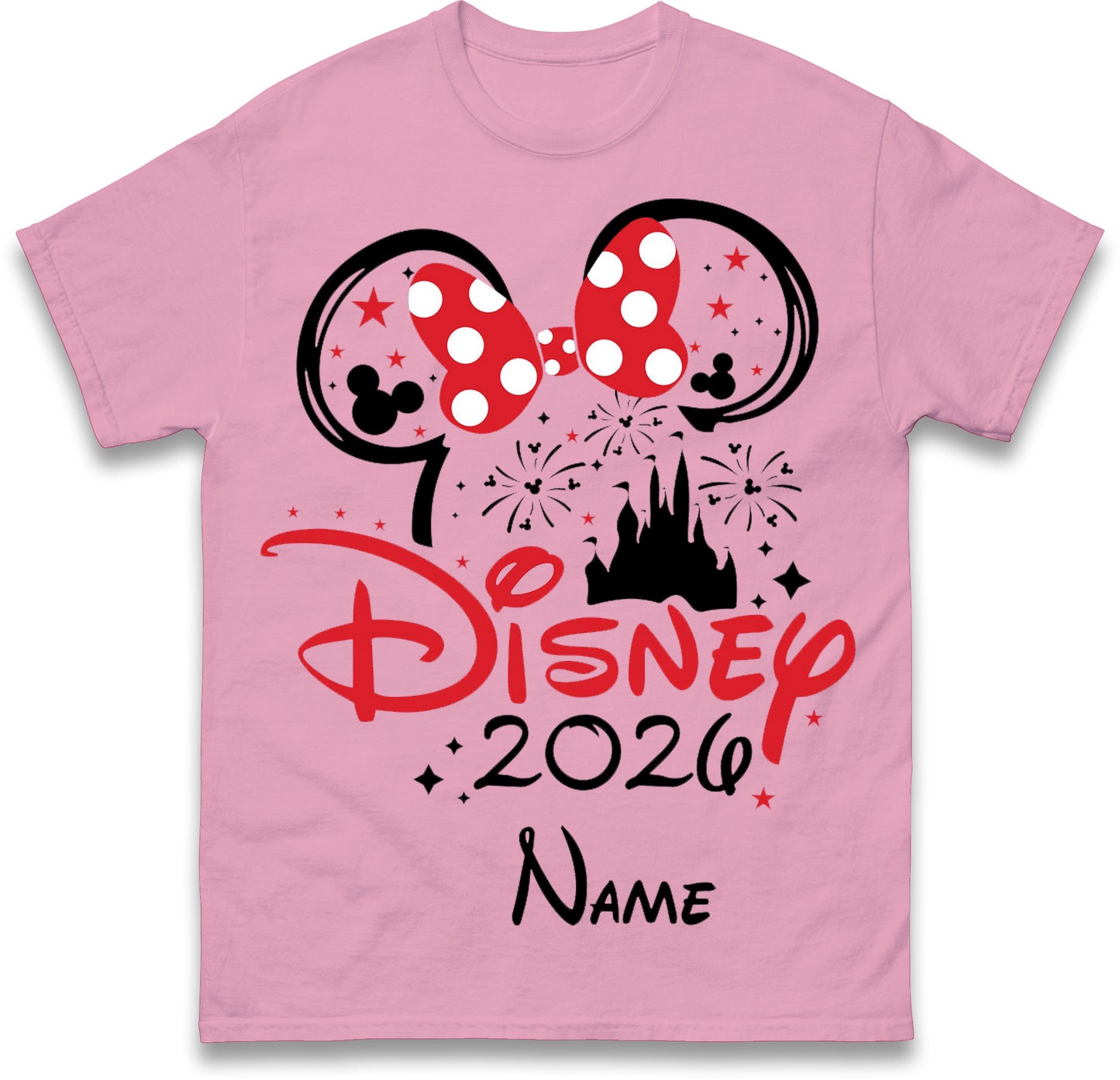 Personalised Disney 2026 T Shirt with any Name