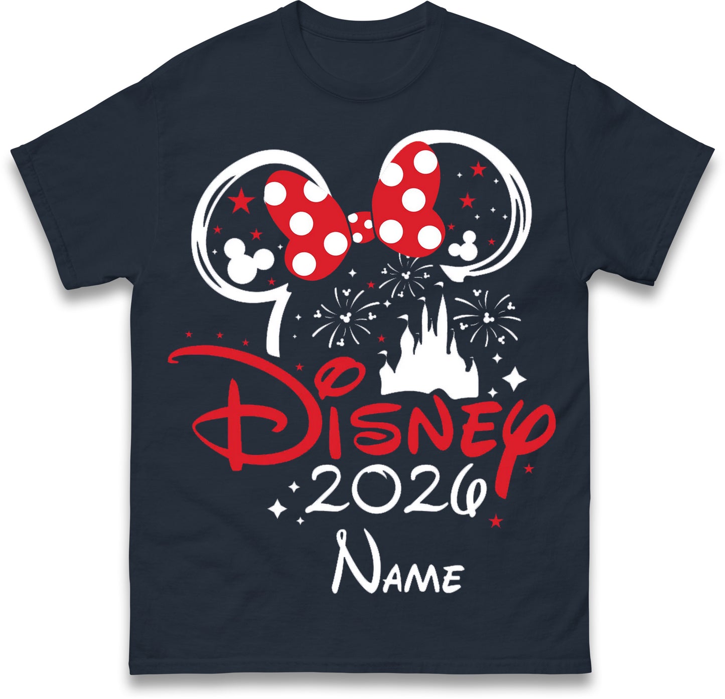 Personalised Disney 2026 T Shirt with any Name