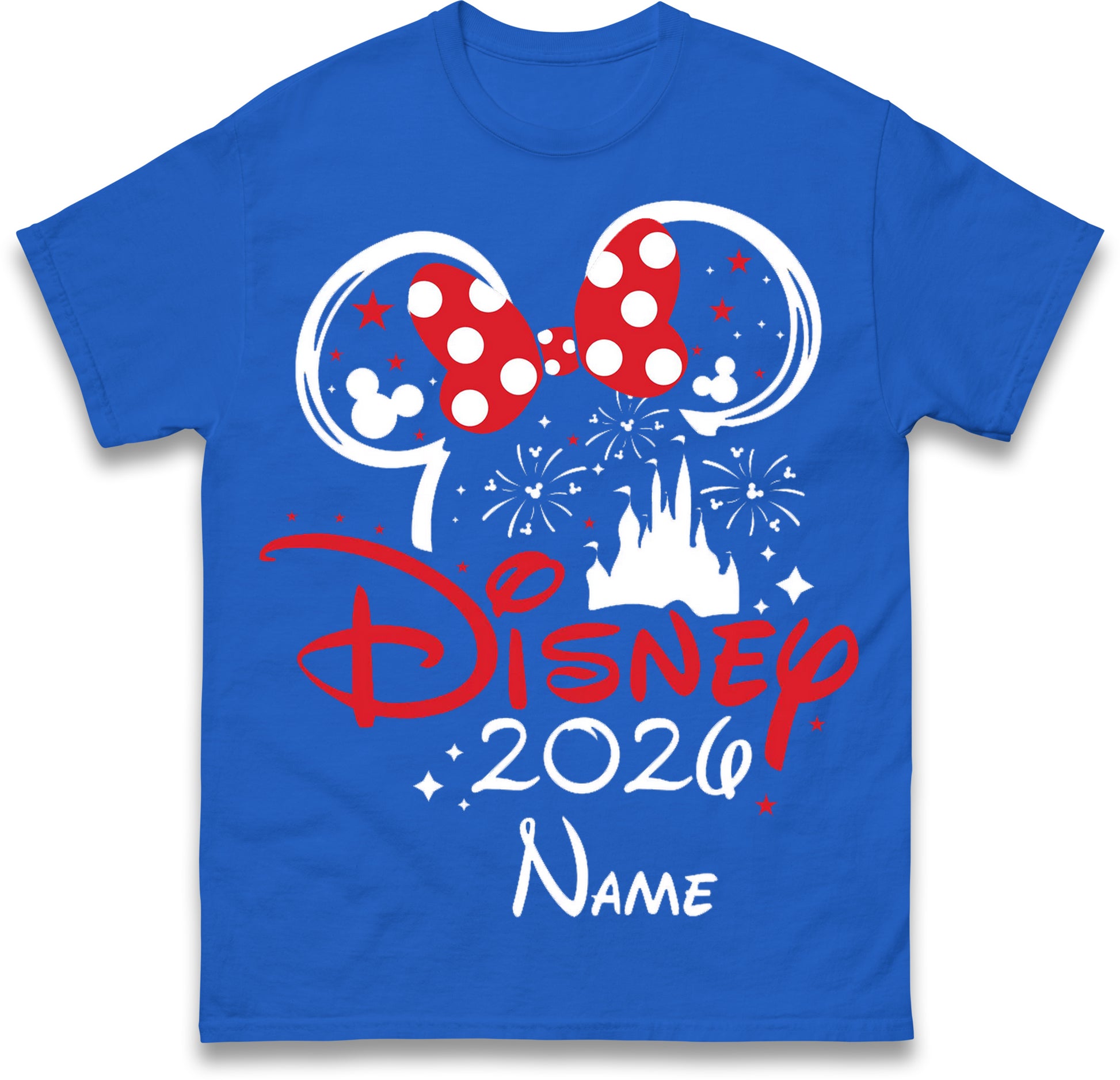 Personalised Disney 2026 T Shirt with any Name
