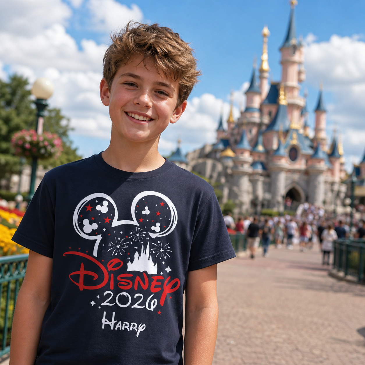 Personalised Disney 2026 T Shirt with any Name