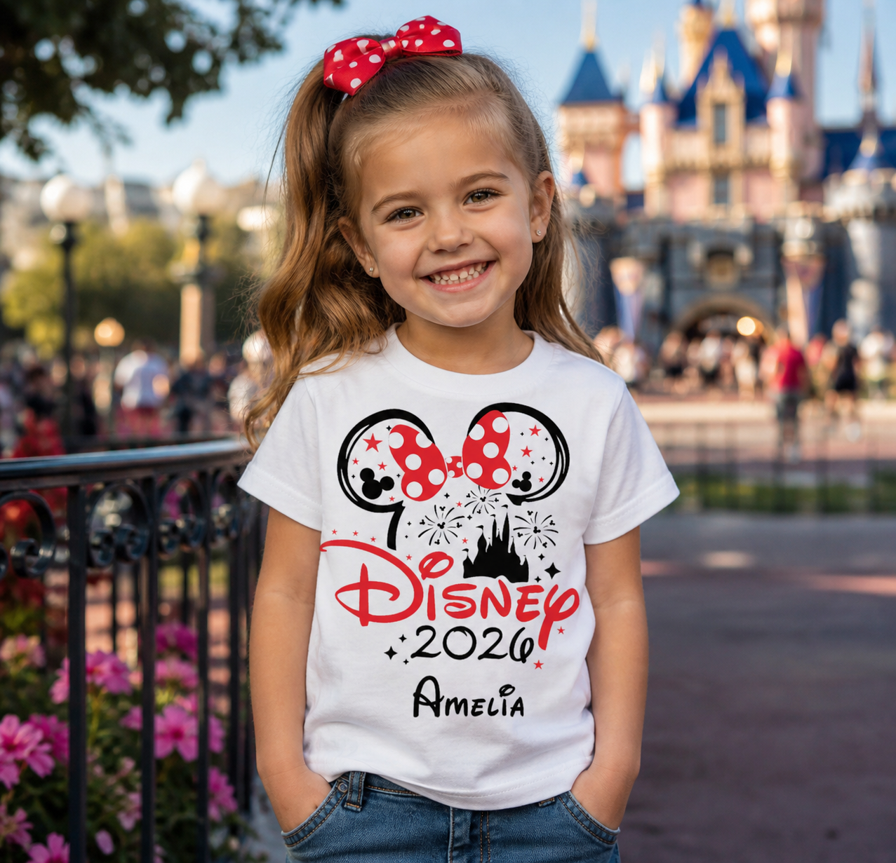Personalised Disney 2026 T Shirt with any Name