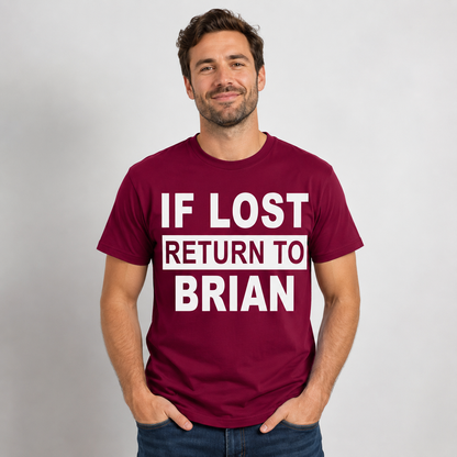 Personalised If Lost Return To Name Shirt Custom Name Shirt Matching Family Shirt Vacation Gift Shirt