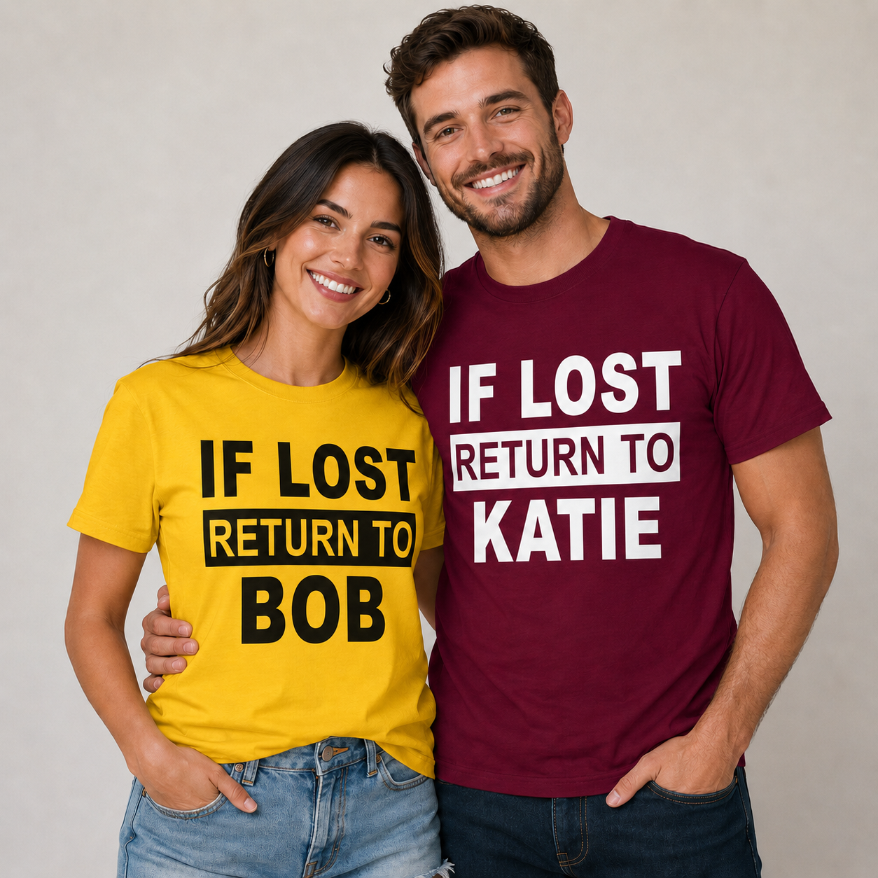 Personalised If Lost Return To Name Shirt Custom Name Shirt Matching Family Shirt Vacation Gift Shirt