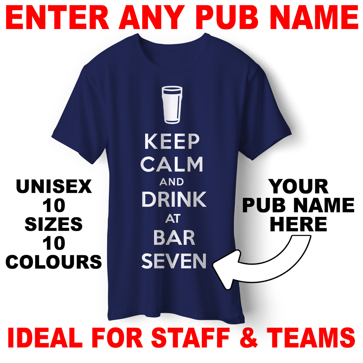 T-shirt Uomo Divertente The Only Workout You Need &ndash; Birra Pub Palestra &ndash; Nera