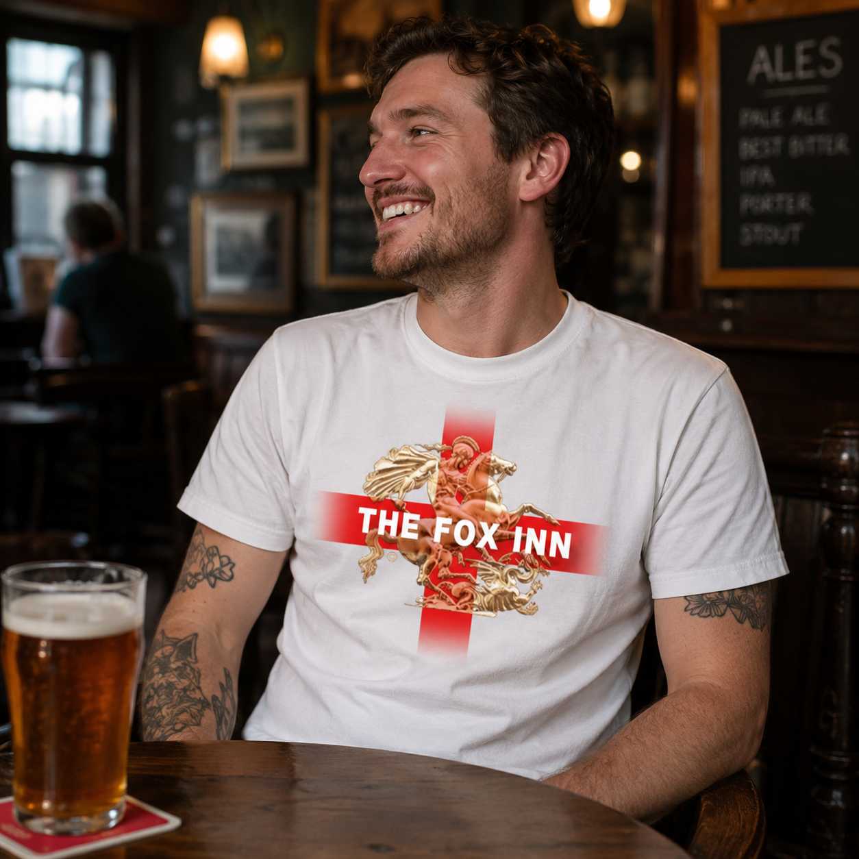 Personalised Pub England Shirt