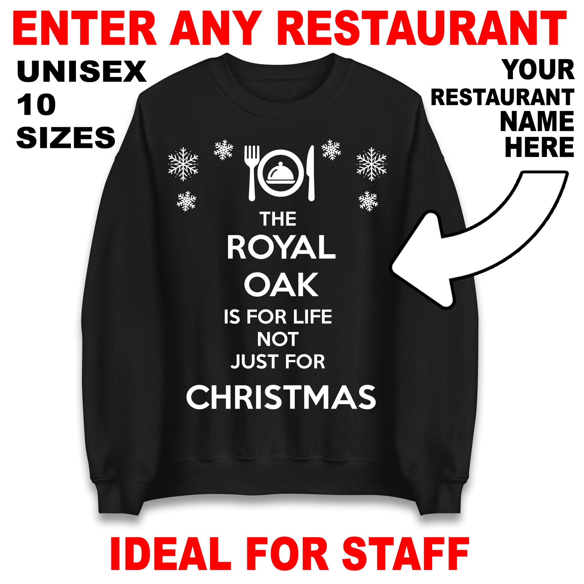 Restaurant Christmas Jumper