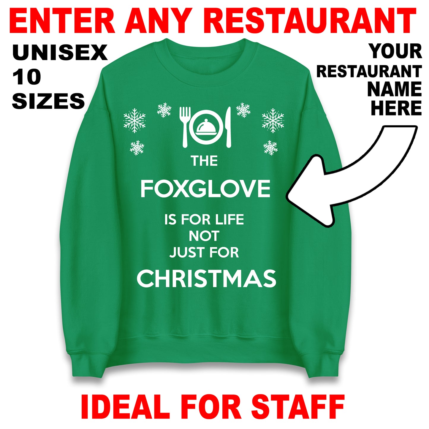Restaurant Christmas Jumper